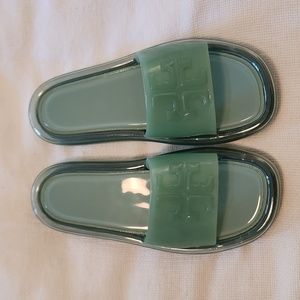Tory Burch Bubble Slide - mint green